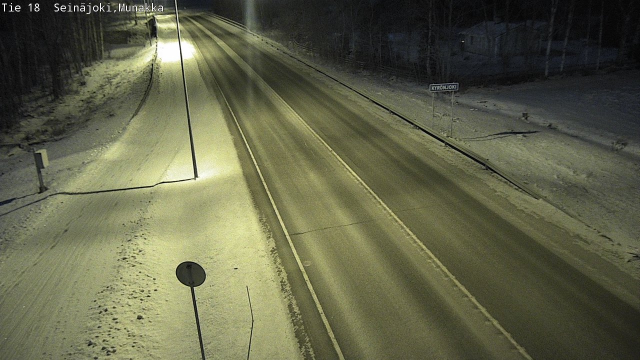 Weather Camera Image Väg 18 Seinäjoki, Munakka, Seinäjoki, Etelä-Pohjanmaa
