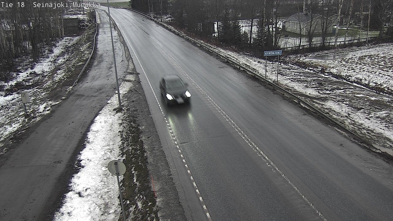 Weather Camera Image Road 18 Seinäjoki, Munakka, Seinäjoki, Etelä-Pohjanmaa