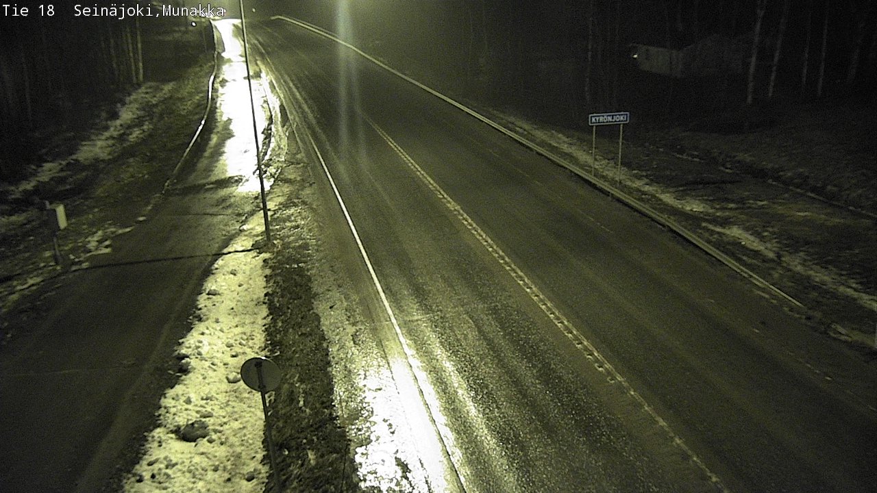 Weather Camera Image Road 18 Seinäjoki, Munakka, Seinäjoki, Etelä-Pohjanmaa