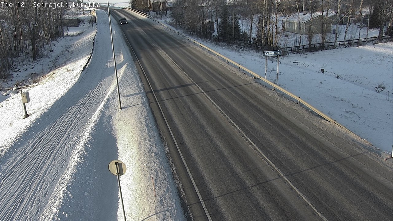 Weather Camera Image Road 18 Seinäjoki, Munakka, Seinäjoki, Etelä-Pohjanmaa