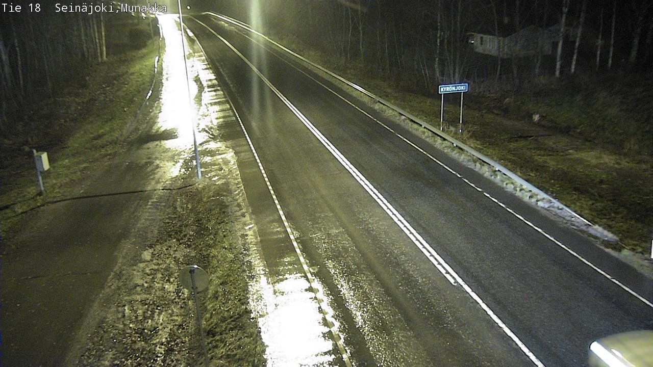 Weather Camera Image Väg 18 Seinäjoki, Munakka, Seinäjoki, Etelä-Pohjanmaa