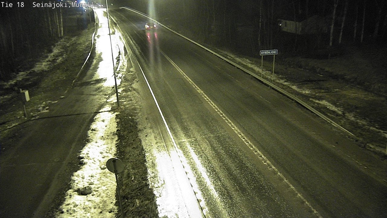 Weather Camera Image Road 18 Seinäjoki, Munakka, Seinäjoki, Etelä-Pohjanmaa