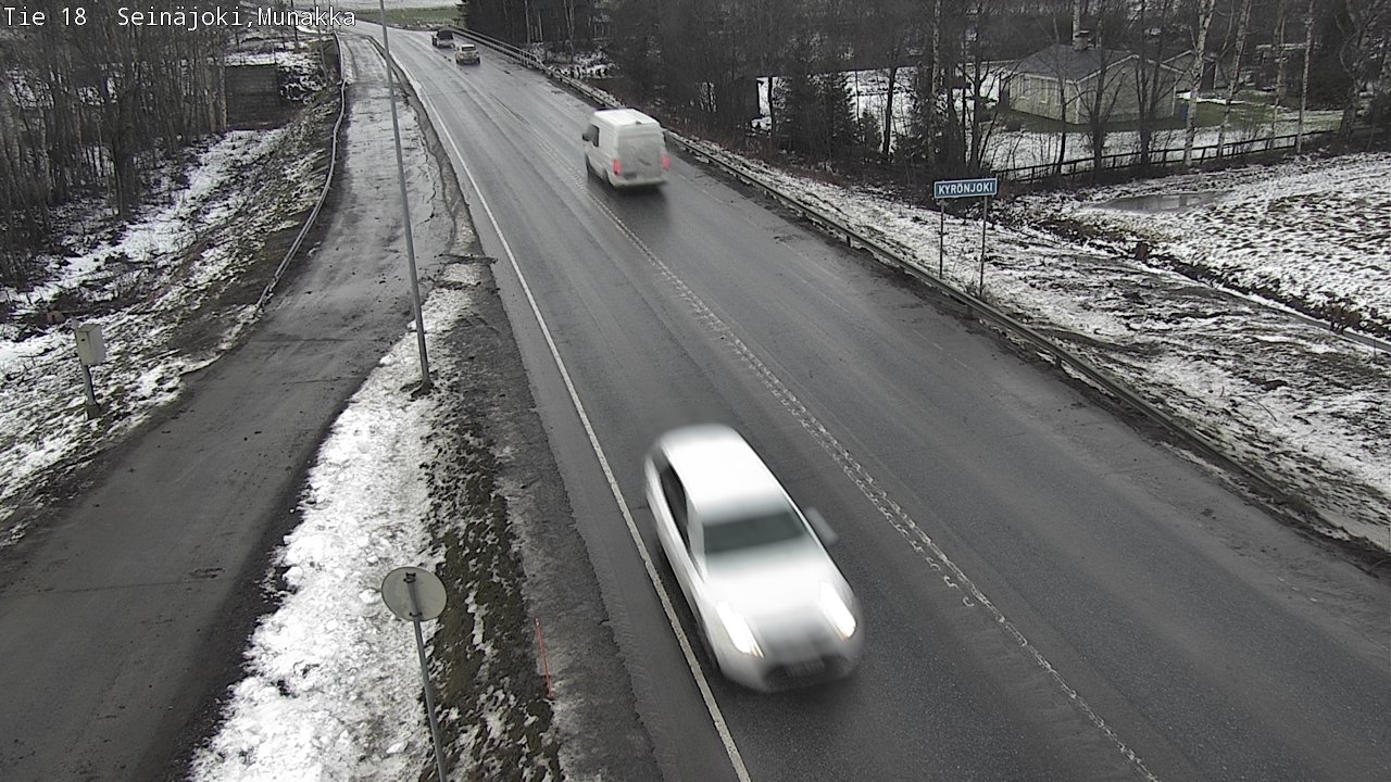 Weather Camera Image Road 18 Seinäjoki, Munakka, Seinäjoki, Etelä-Pohjanmaa
