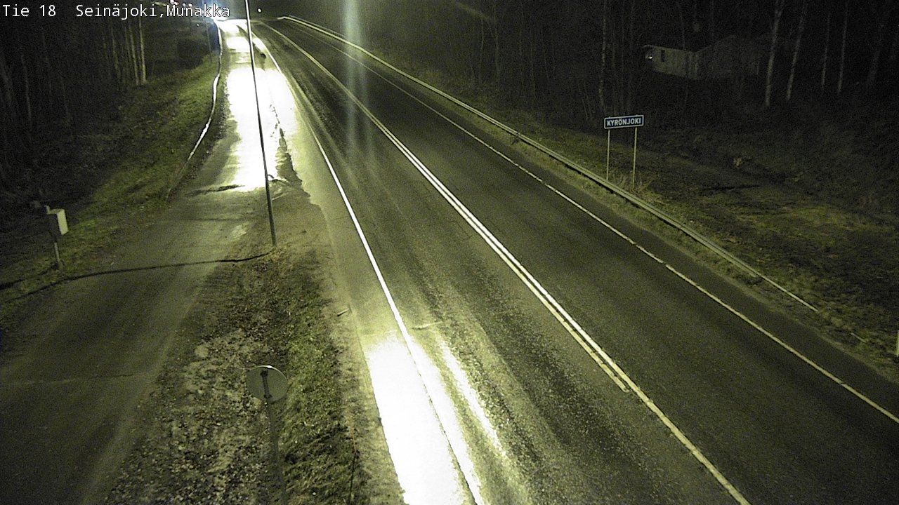 Weather Camera Image Road 18 Seinäjoki, Munakka, Seinäjoki, Etelä-Pohjanmaa