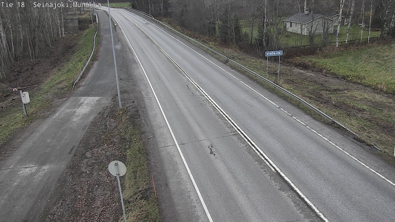 Weather Camera Image Väg 18 Seinäjoki, Munakka, Seinäjoki, Etelä-Pohjanmaa