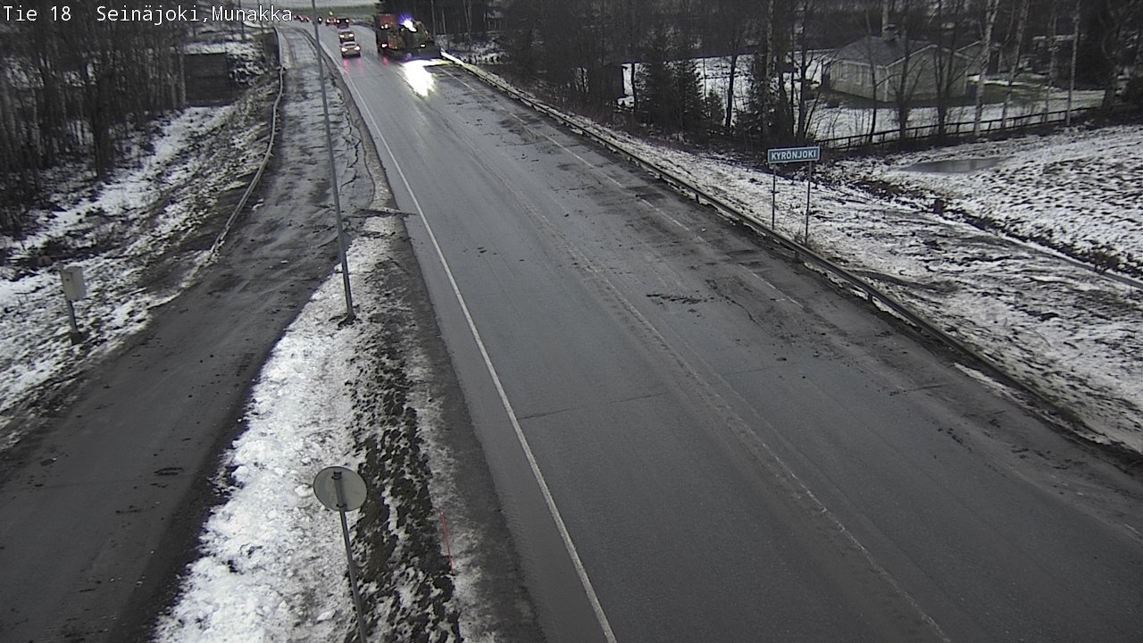 Weather Camera Image Road 18 Seinäjoki, Munakka, Seinäjoki, Etelä-Pohjanmaa
