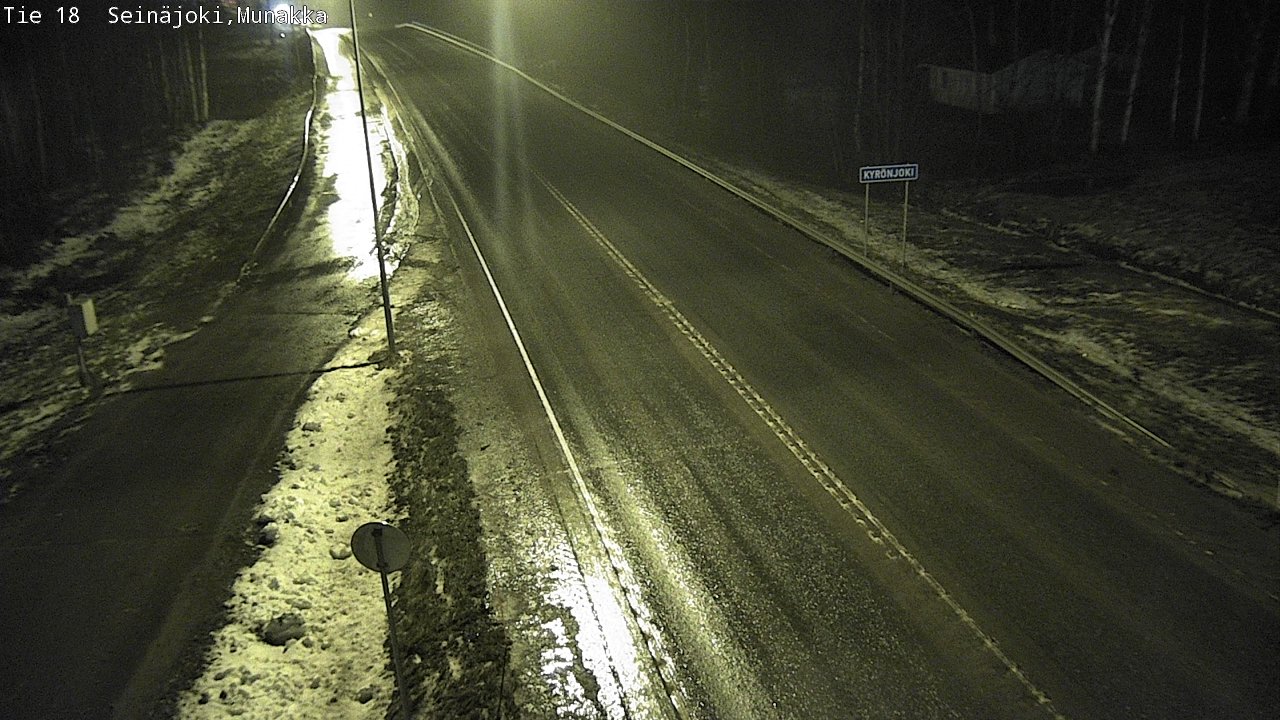 Weather Camera Image Road 18 Seinäjoki, Munakka, Seinäjoki, Etelä-Pohjanmaa