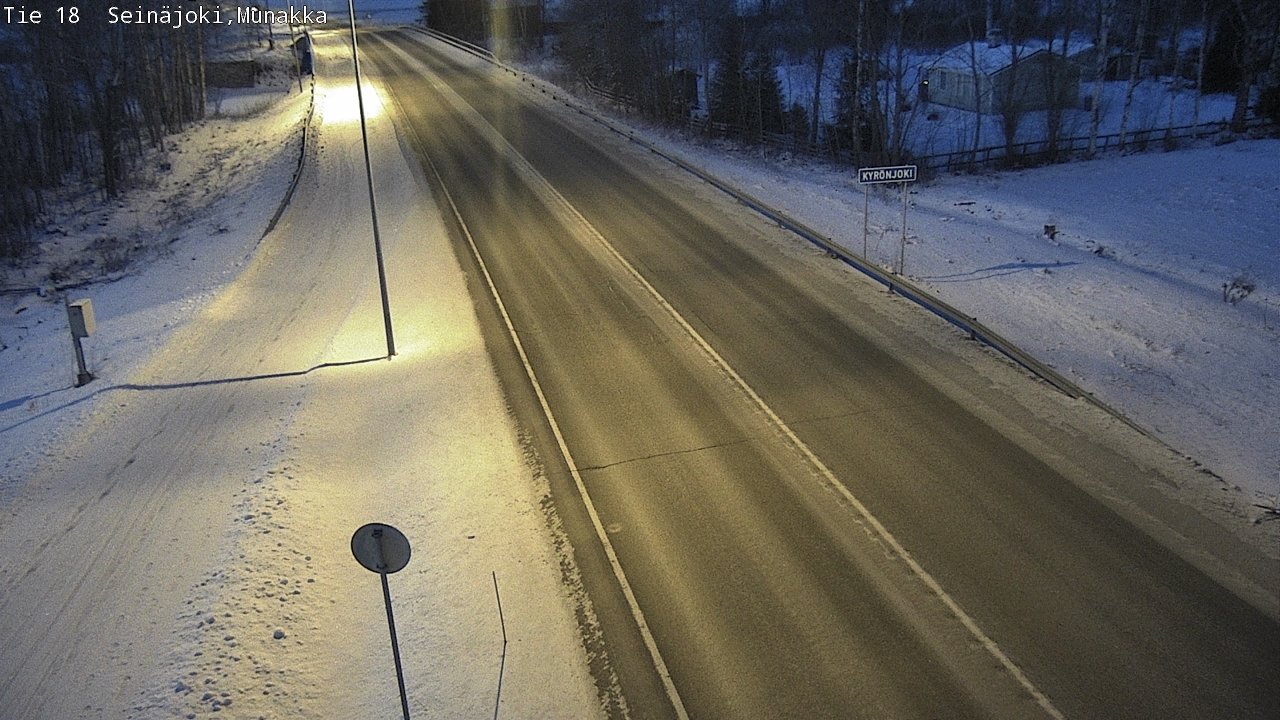 Weather Camera Image Road 18 Seinäjoki, Munakka, Seinäjoki, Etelä-Pohjanmaa