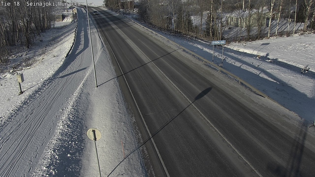 Weather Camera Image Road 18 Seinäjoki, Munakka, Seinäjoki, Etelä-Pohjanmaa