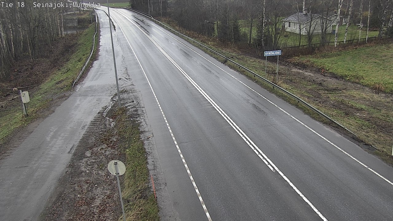 Weather Camera Image Väg 18 Seinäjoki, Munakka, Seinäjoki, Etelä-Pohjanmaa