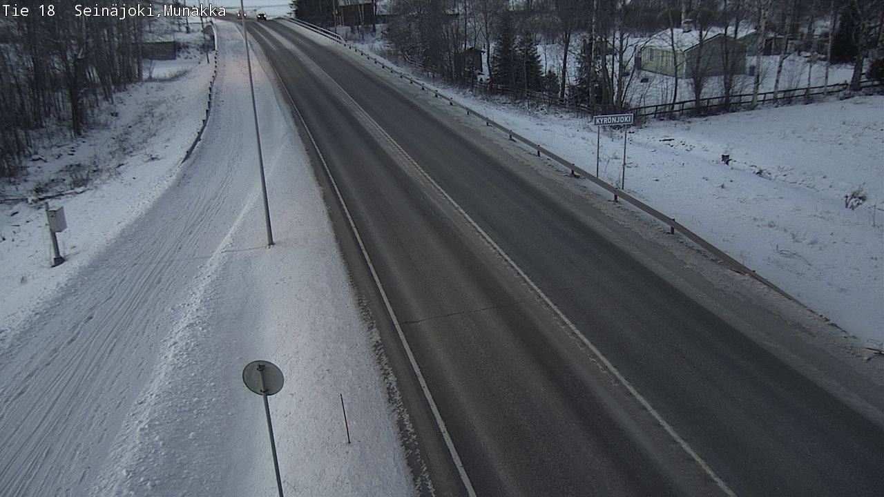 Weather Camera Image Road 18 Seinäjoki, Munakka, Seinäjoki, Etelä-Pohjanmaa