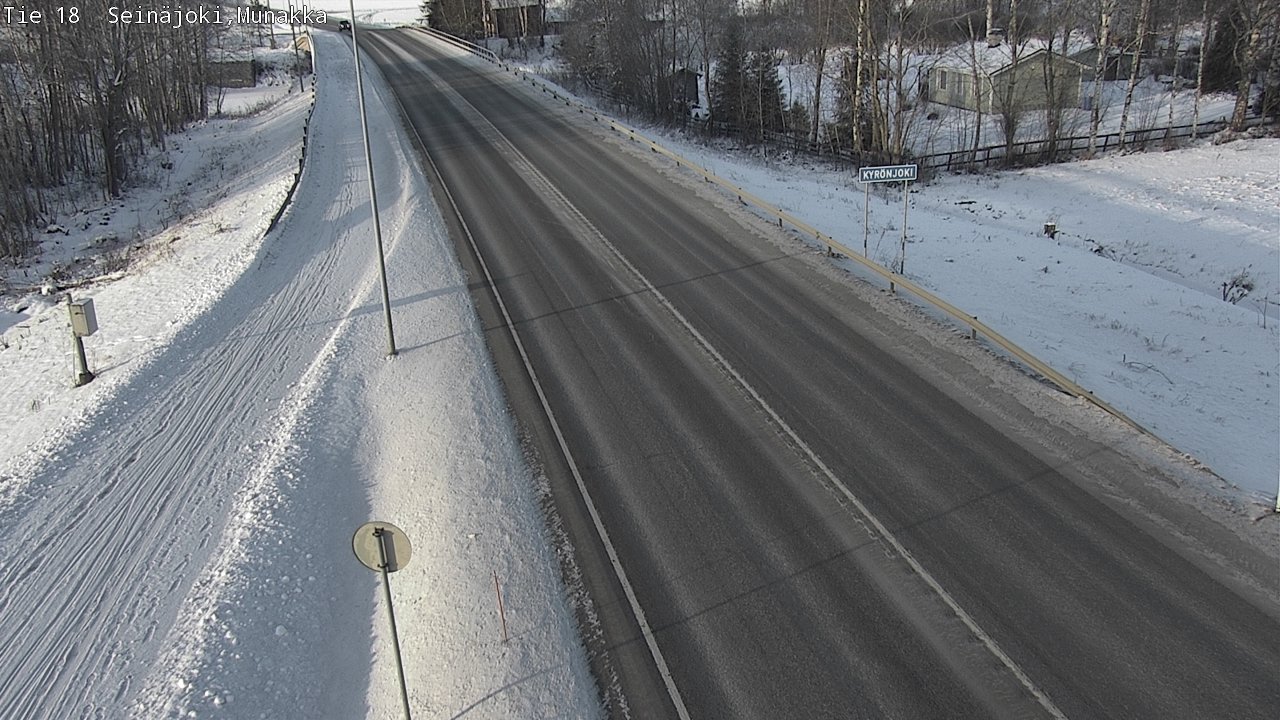 Weather Camera Image Road 18 Seinäjoki, Munakka, Seinäjoki, Etelä-Pohjanmaa
