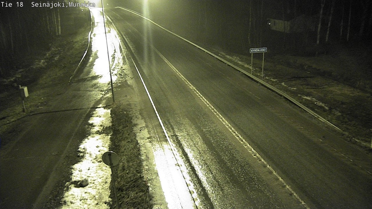 Weather Camera Image Väg 18 Seinäjoki, Munakka, Seinäjoki, Etelä-Pohjanmaa