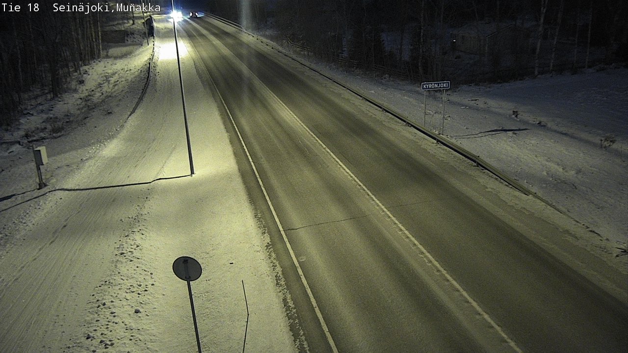 Weather Camera Image Road 18 Seinäjoki, Munakka, Seinäjoki, Etelä-Pohjanmaa