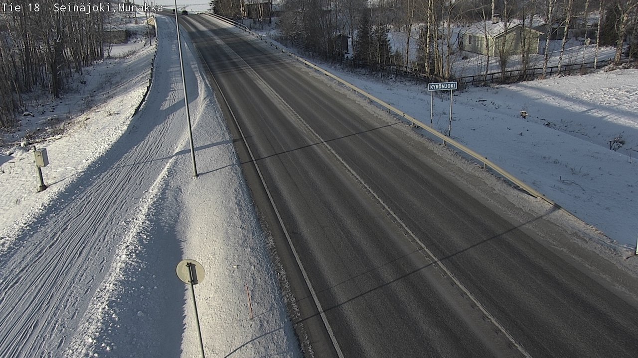 Weather Camera Image Road 18 Seinäjoki, Munakka, Seinäjoki, Etelä-Pohjanmaa
