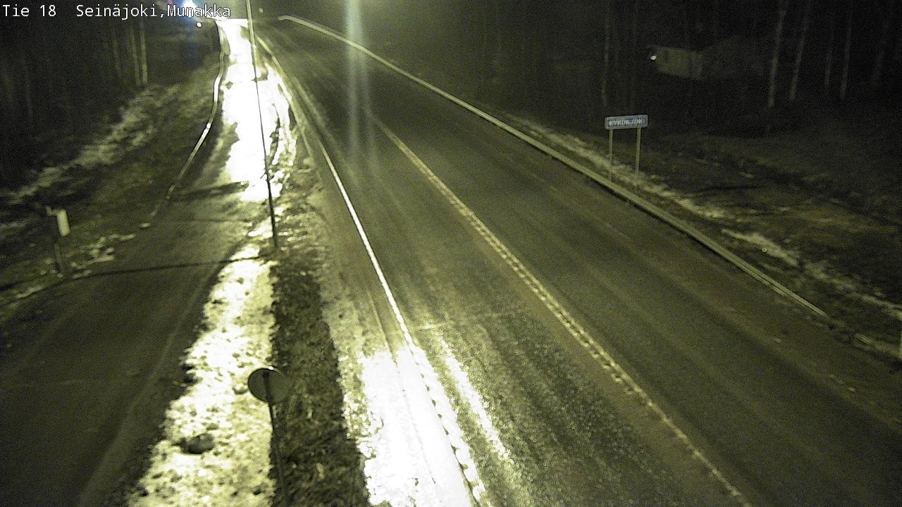 Weather Camera Image Road 18 Seinäjoki, Munakka, Seinäjoki, Etelä-Pohjanmaa