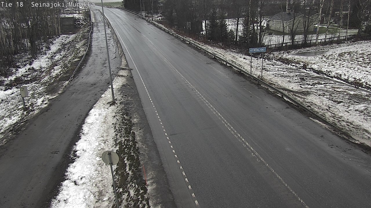 Weather Camera Image Road 18 Seinäjoki, Munakka, Seinäjoki, Etelä-Pohjanmaa