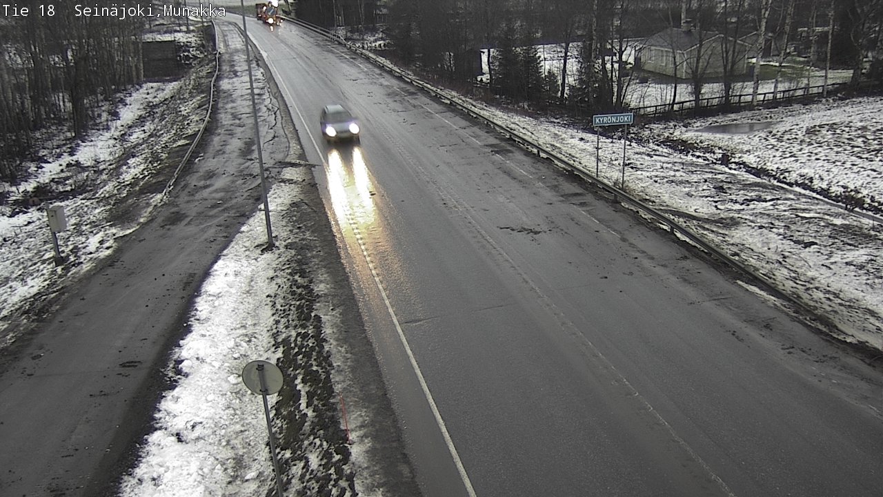 Weather Camera Image Road 18 Seinäjoki, Munakka, Seinäjoki, Etelä-Pohjanmaa
