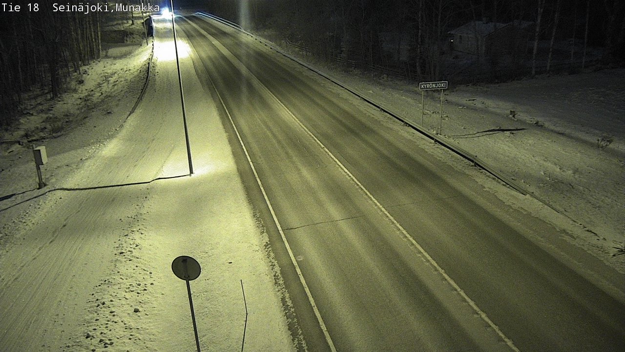 Weather Camera Image Väg 18 Seinäjoki, Munakka, Seinäjoki, Etelä-Pohjanmaa