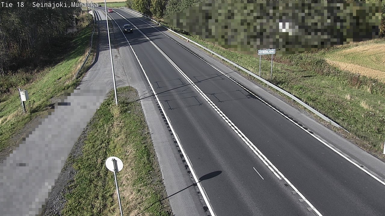 Weather Camera Image Road 18 Seinäjoki, Munakka, Seinäjoki, Etelä-Pohjanmaa