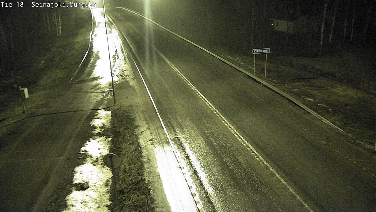 Weather Camera Image Väg 18 Seinäjoki, Munakka, Seinäjoki, Etelä-Pohjanmaa