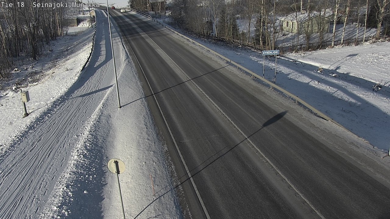 Weather Camera Image Road 18 Seinäjoki, Munakka, Seinäjoki, Etelä-Pohjanmaa