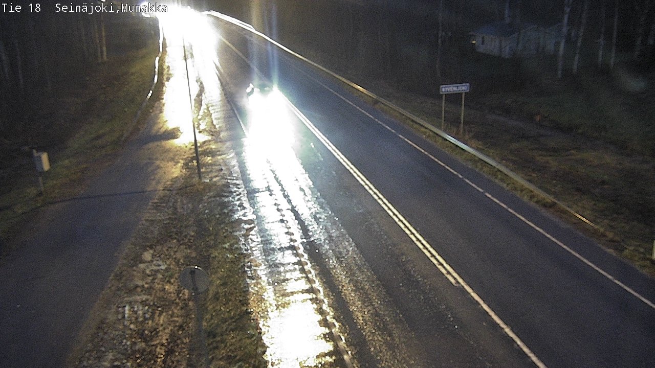 Weather Camera Image Väg 18 Seinäjoki, Munakka, Seinäjoki, Etelä-Pohjanmaa