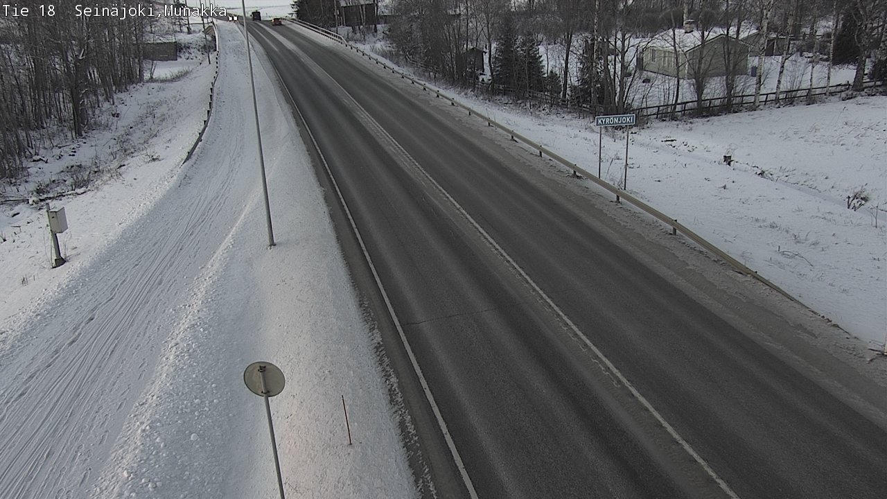 Weather Camera Image Road 18 Seinäjoki, Munakka, Seinäjoki, Etelä-Pohjanmaa