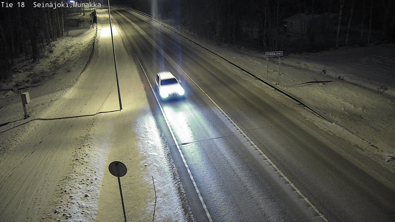 Weather Camera Image Väg 18 Seinäjoki, Munakka, Seinäjoki, Etelä-Pohjanmaa