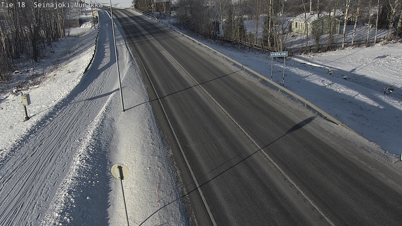 Weather Camera Image Road 18 Seinäjoki, Munakka, Seinäjoki, Etelä-Pohjanmaa