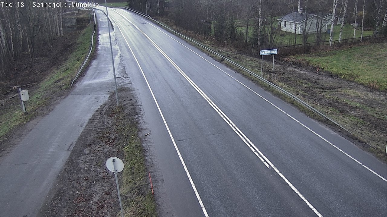 Weather Camera Image Väg 18 Seinäjoki, Munakka, Seinäjoki, Etelä-Pohjanmaa