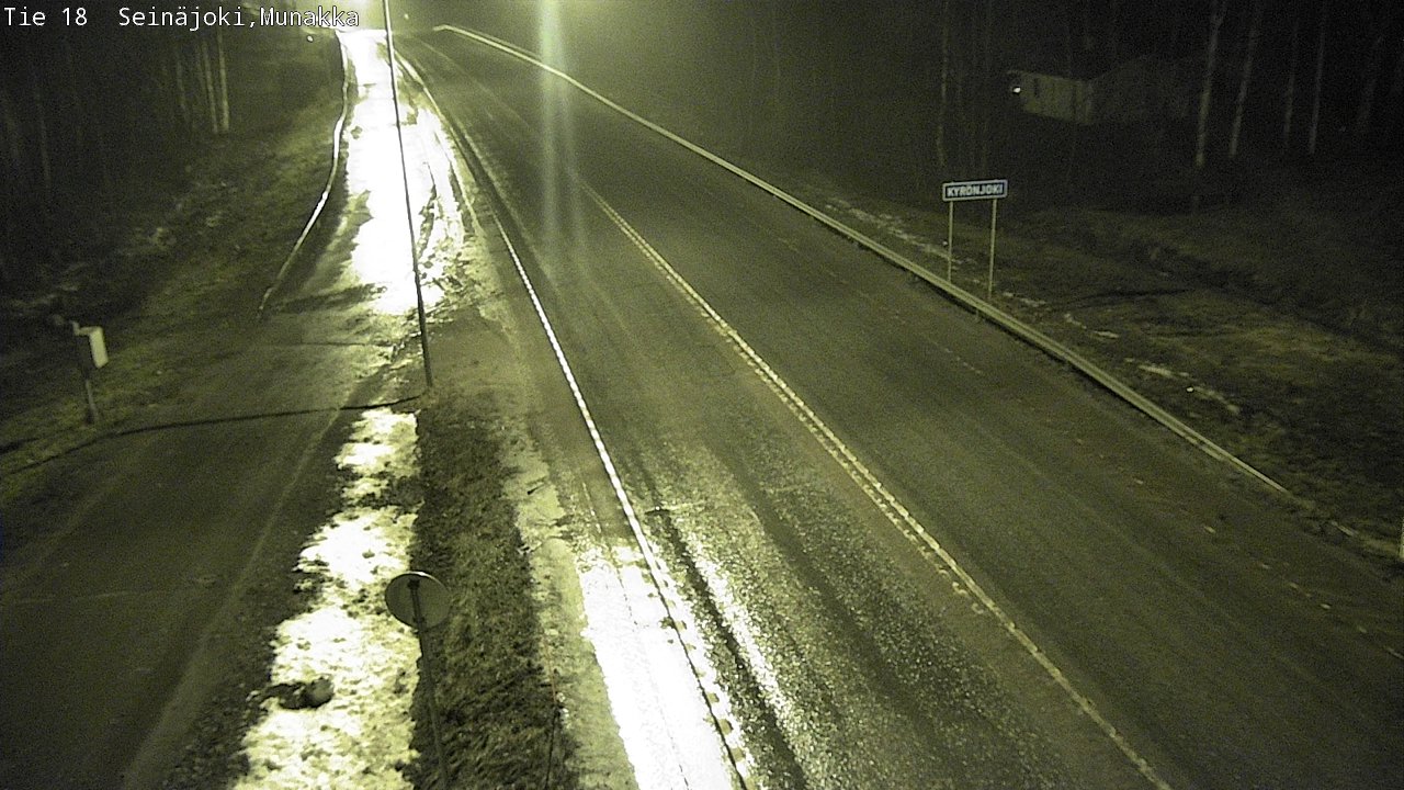 Weather Camera Image Väg 18 Seinäjoki, Munakka, Seinäjoki, Etelä-Pohjanmaa