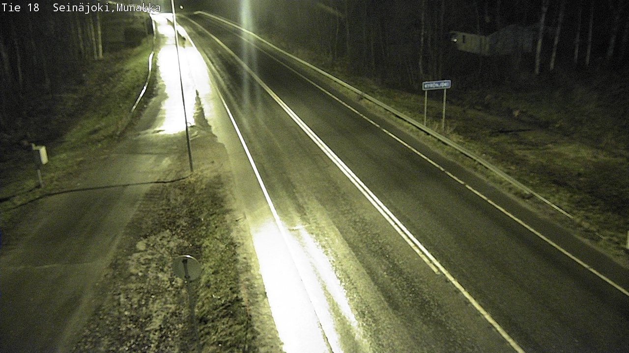 Weather Camera Image Road 18 Seinäjoki, Munakka, Seinäjoki, Etelä-Pohjanmaa