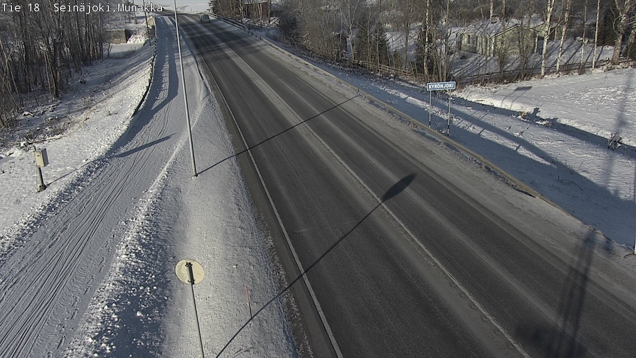 Weather Camera Image Road 18 Seinäjoki, Munakka, Seinäjoki, Etelä-Pohjanmaa