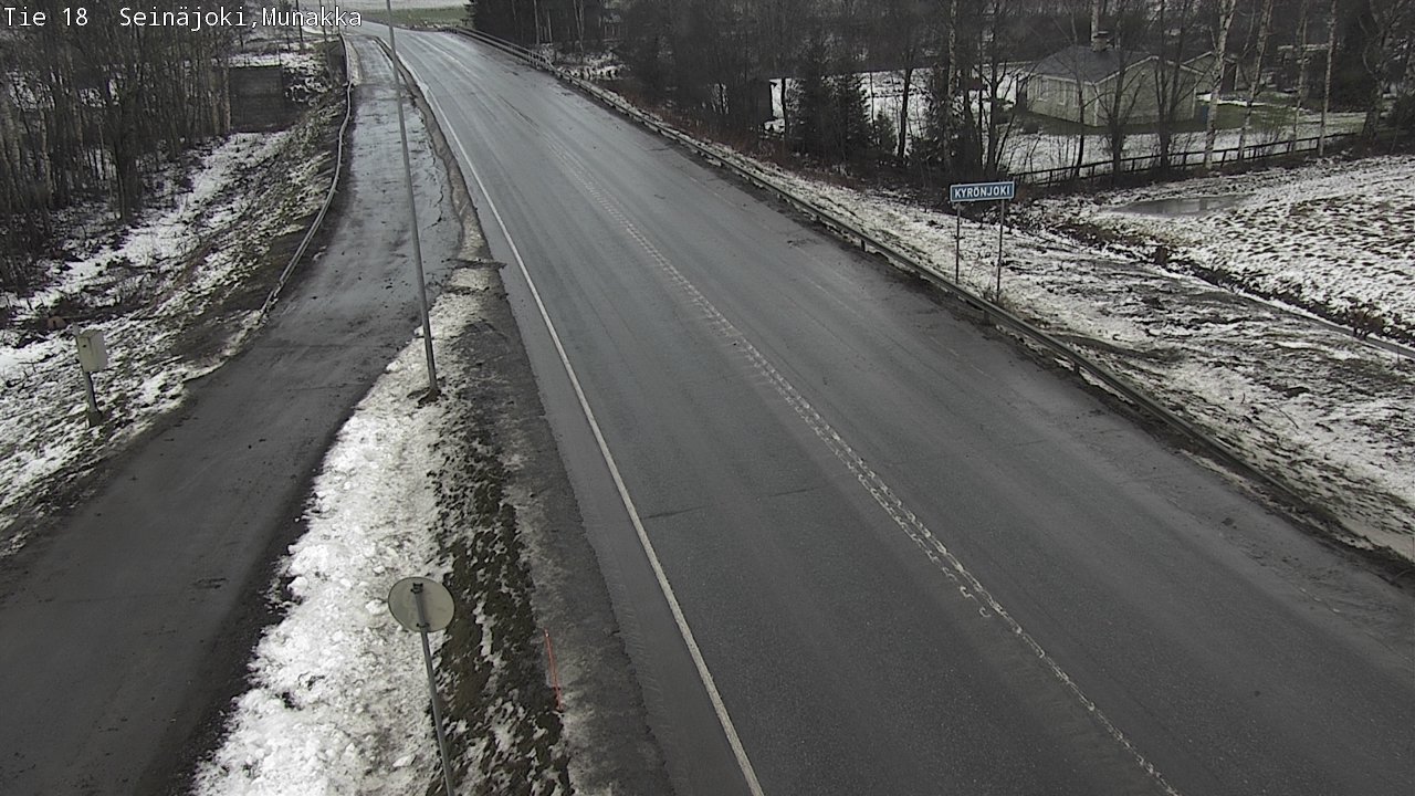Weather Camera Image Road 18 Seinäjoki, Munakka, Seinäjoki, Etelä-Pohjanmaa