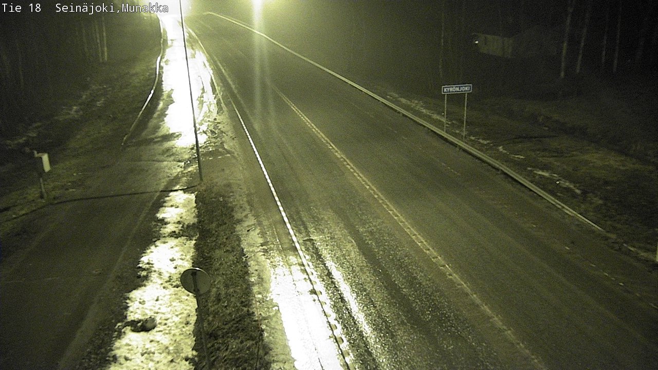 Weather Camera Image Väg 18 Seinäjoki, Munakka, Seinäjoki, Etelä-Pohjanmaa