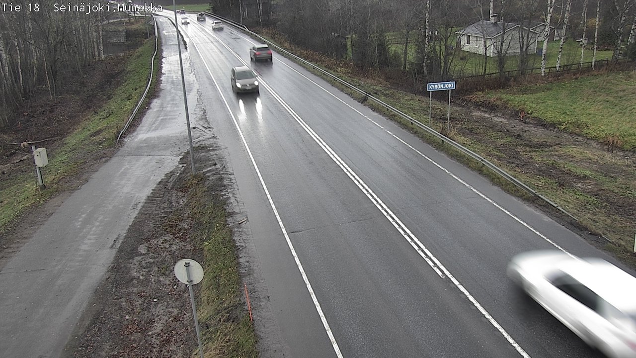 Weather Camera Image Väg 18 Seinäjoki, Munakka, Seinäjoki, Etelä-Pohjanmaa