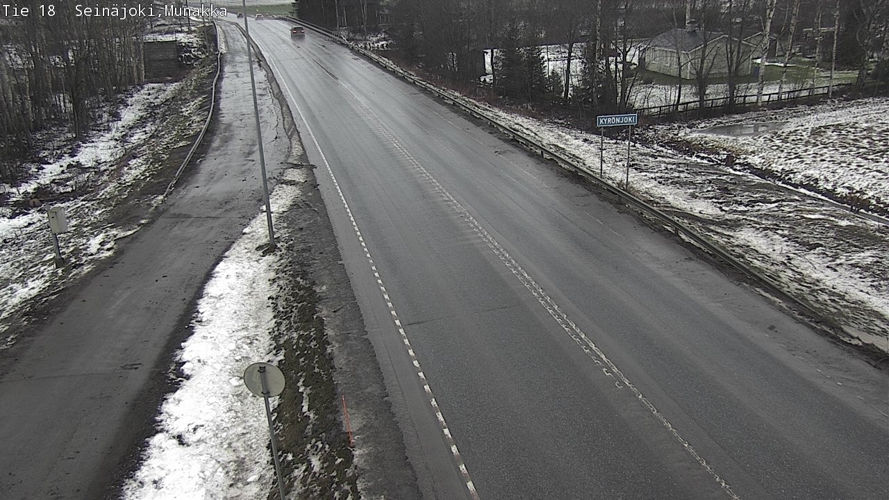 Weather Camera Image Road 18 Seinäjoki, Munakka, Seinäjoki, Etelä-Pohjanmaa