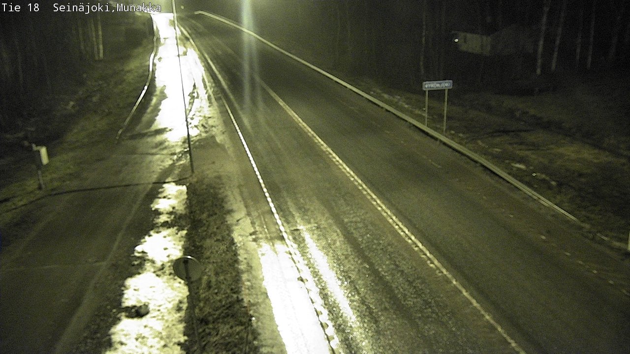 Weather Camera Image Väg 18 Seinäjoki, Munakka, Seinäjoki, Etelä-Pohjanmaa
