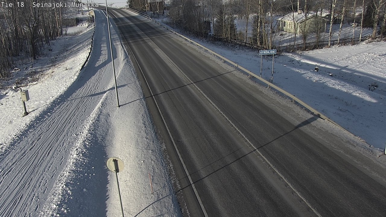 Weather Camera Image Road 18 Seinäjoki, Munakka, Seinäjoki, Etelä-Pohjanmaa