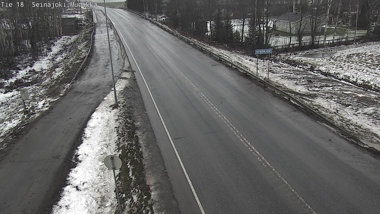 Weather Camera Image Road 18 Seinäjoki, Munakka, Seinäjoki, Etelä-Pohjanmaa