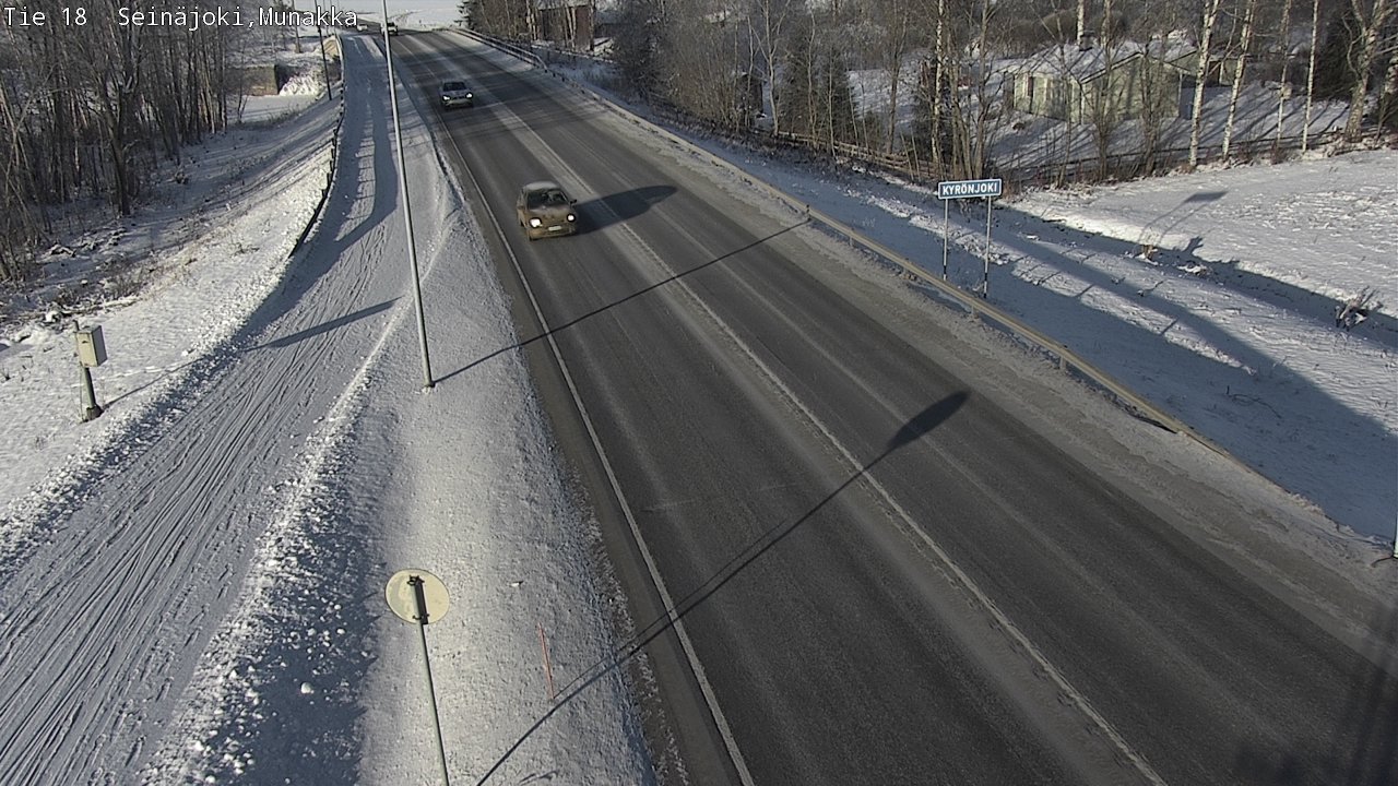 Weather Camera Image Road 18 Seinäjoki, Munakka, Seinäjoki, Etelä-Pohjanmaa