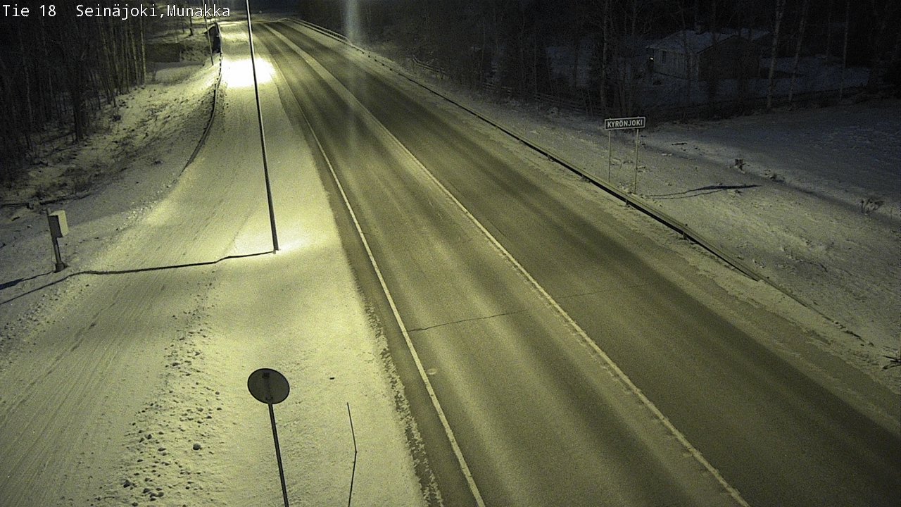 Weather Camera Image Road 18 Seinäjoki, Munakka, Seinäjoki, Etelä-Pohjanmaa