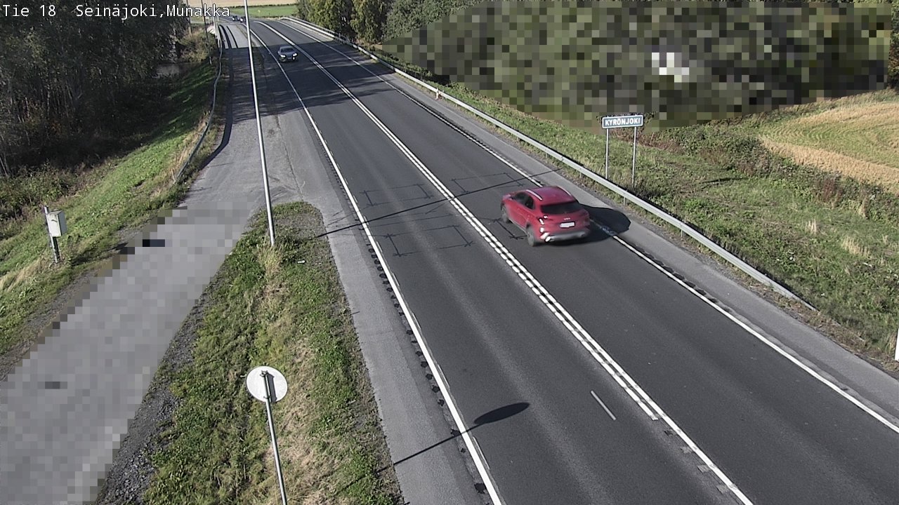 Weather Camera Image Road 18 Seinäjoki, Munakka, Seinäjoki, Etelä-Pohjanmaa