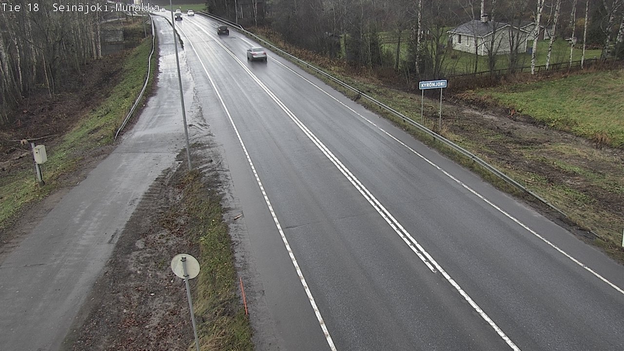Weather Camera Image Väg 18 Seinäjoki, Munakka, Seinäjoki, Etelä-Pohjanmaa