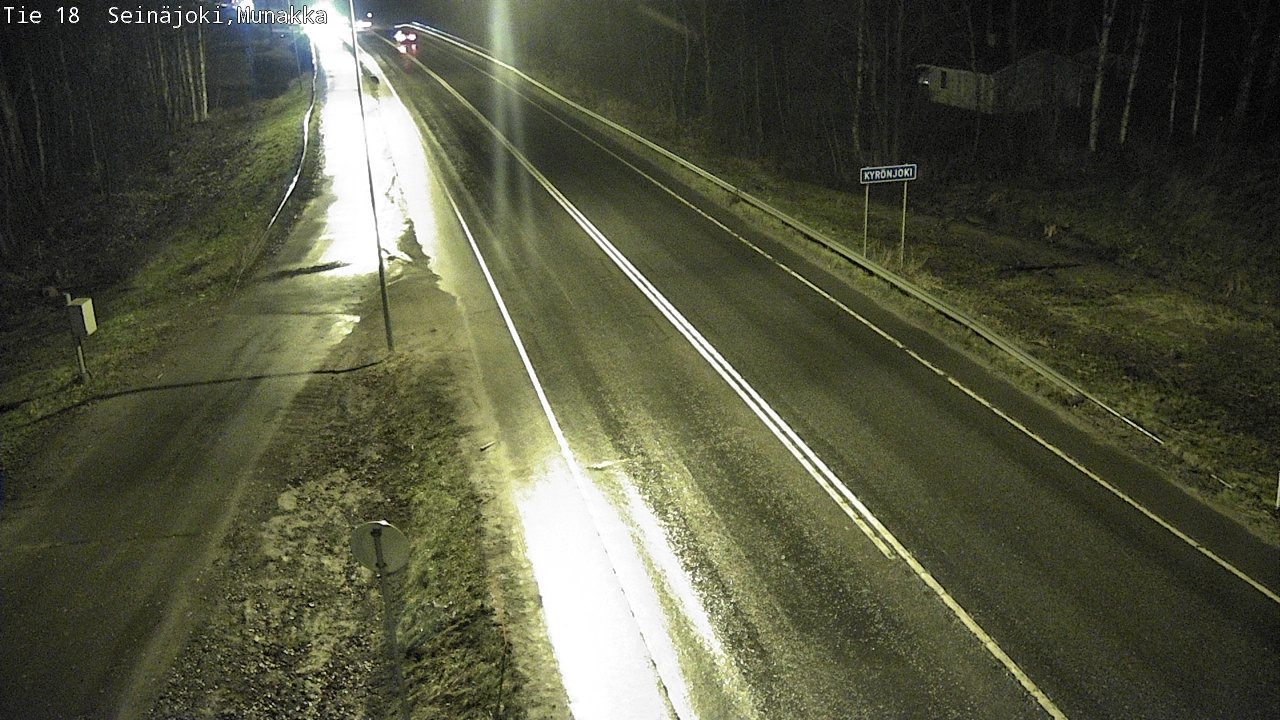 Weather Camera Image Road 18 Seinäjoki, Munakka, Seinäjoki, Etelä-Pohjanmaa