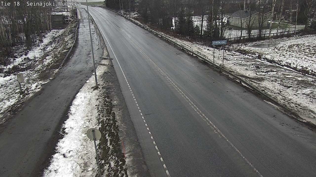 Weather Camera Image Road 18 Seinäjoki, Munakka, Seinäjoki, Etelä-Pohjanmaa
