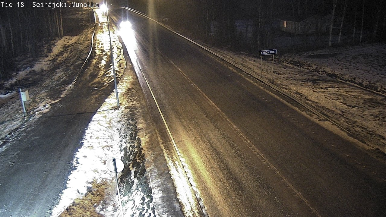 Weather Camera Image Road 18 Seinäjoki, Munakka, Seinäjoki, Etelä-Pohjanmaa