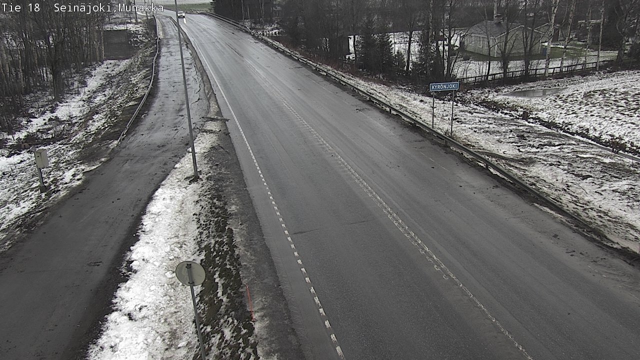 Weather Camera Image Road 18 Seinäjoki, Munakka, Seinäjoki, Etelä-Pohjanmaa
