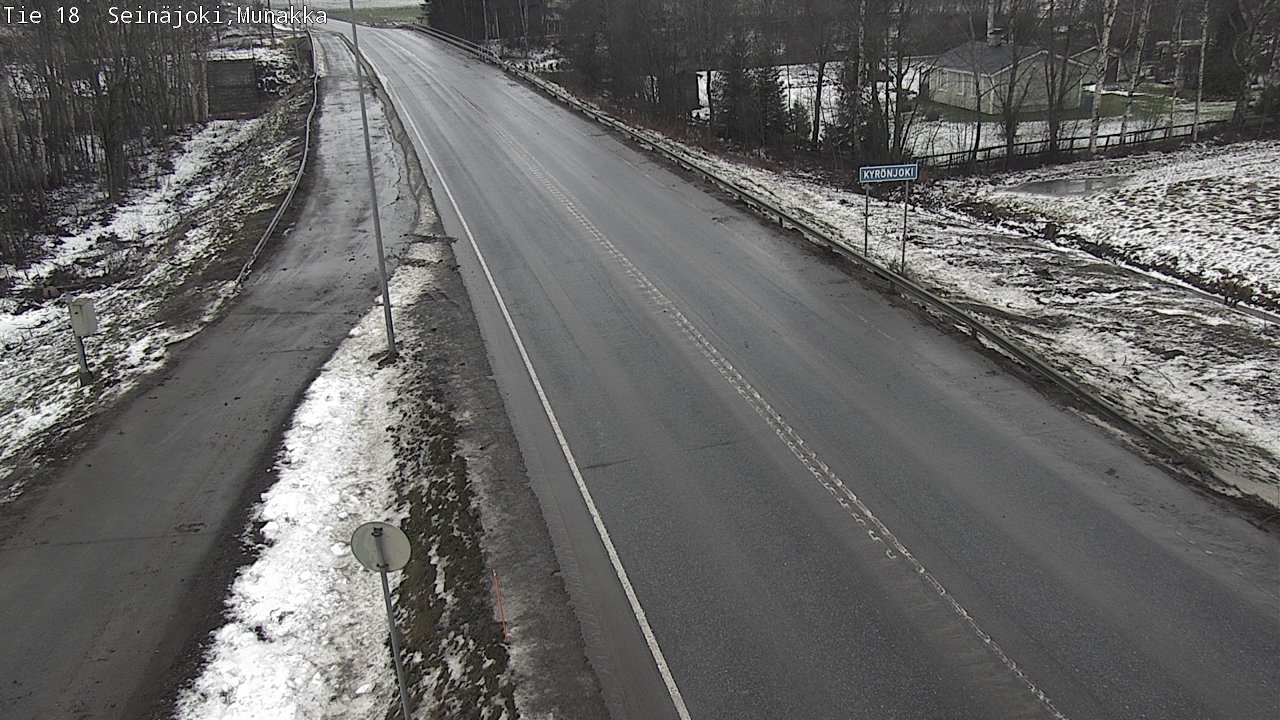 Weather Camera Image Road 18 Seinäjoki, Munakka, Seinäjoki, Etelä-Pohjanmaa